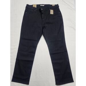 Levi's 724 high rise slim straight jeans size W38''xL42'' women's black